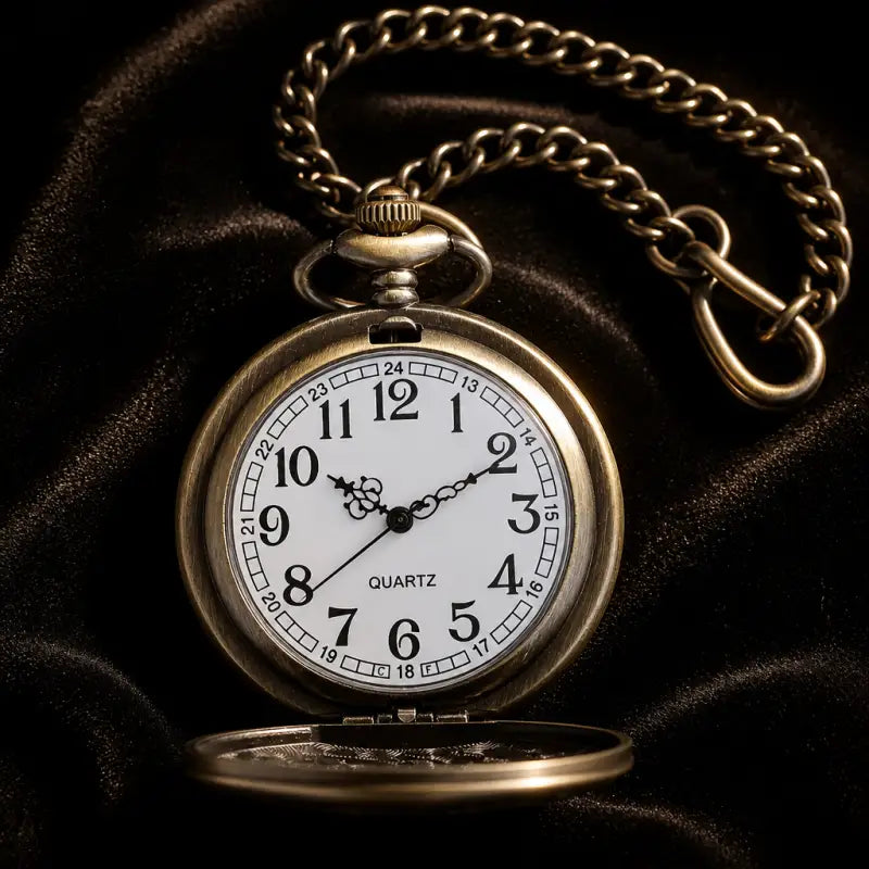 Orologio da tasca vintage al quarzo rosetta da donna - Univers Gousset