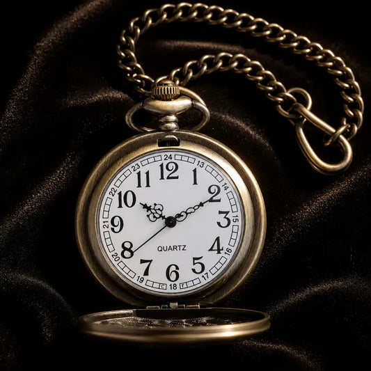 Orologio da tasca vintage al quarzo rosetta da donna - Univers Gousset