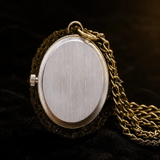 Orologio Da Tasca Al Quarzo Da Donna Con Pendente Fiore - Univers Gousset