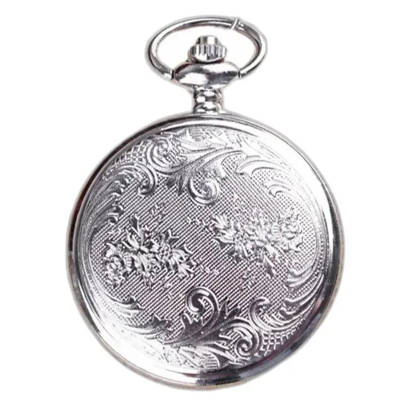 Orologio da donna con collana rosa vintage Pretty Owls con orologio con collana floreale in argento