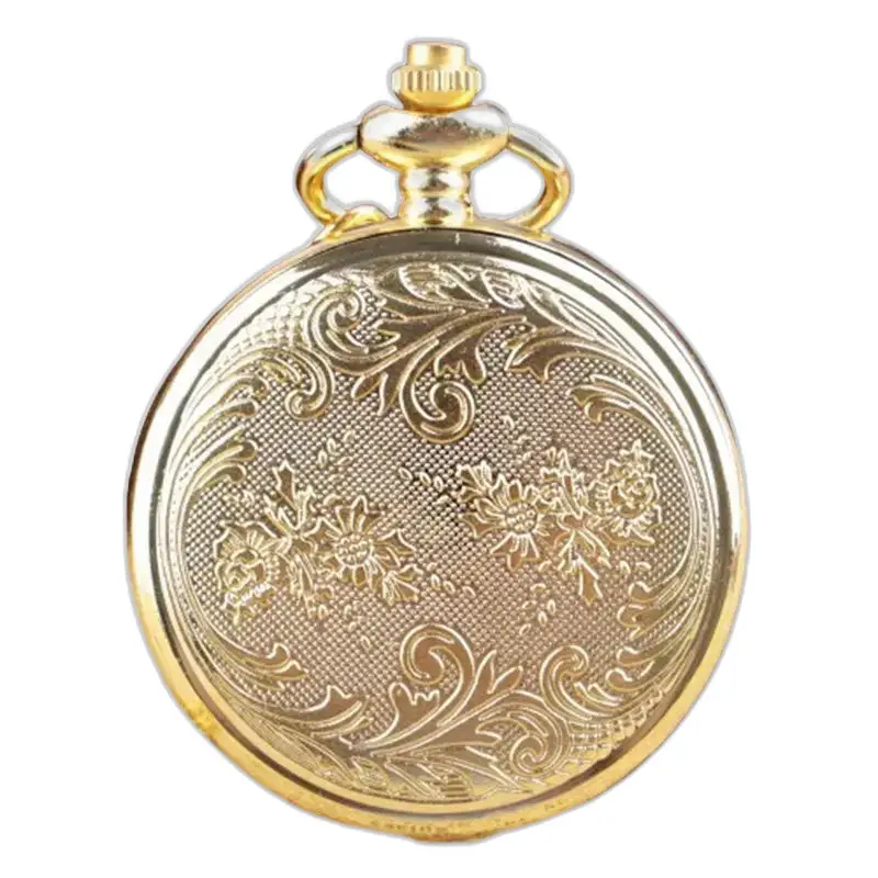 Orologio da donna con collana rosa vintage Pretty Owls con orologio da tasca in oro decorato