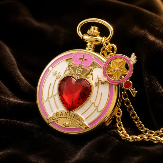 Collana con orologio da tasca al quarzo da donna Sakura - Univers Gousset