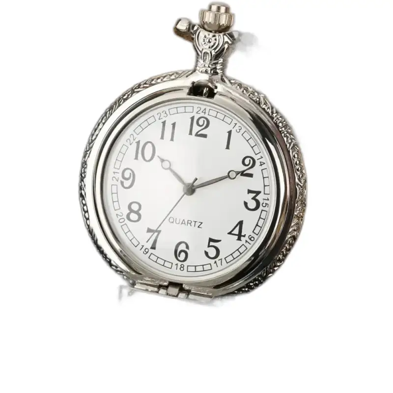 Orologio vintage Collier in argento Marilyne Monroe con quadrante bianco e finitura argento