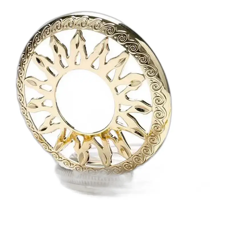 Anello in oro con motivi scintillanti per orologio da tasca con diamanti di lusso