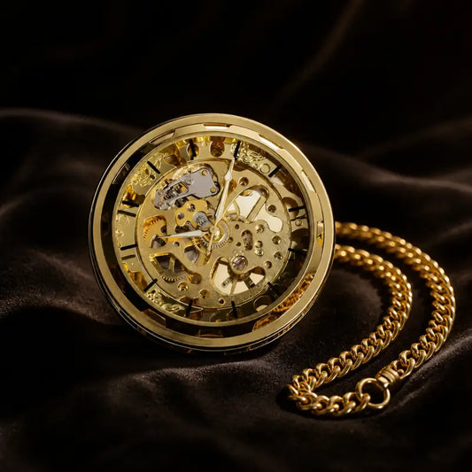 Orologio da tasca automatico scheletrato da uomo - Univers Gousset