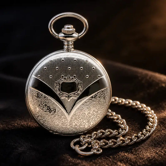 Orologio da tasca meccanico scheletrato da donna - Univers Gousset