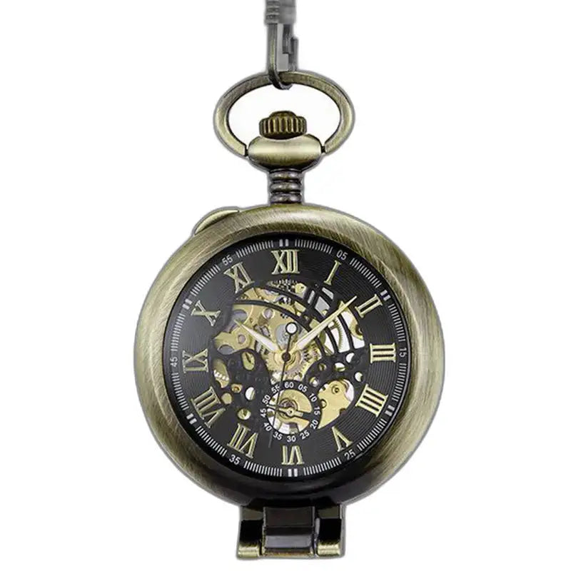 Orologio da tasca meccanico di lusso con movimento meccanico e carica manuale