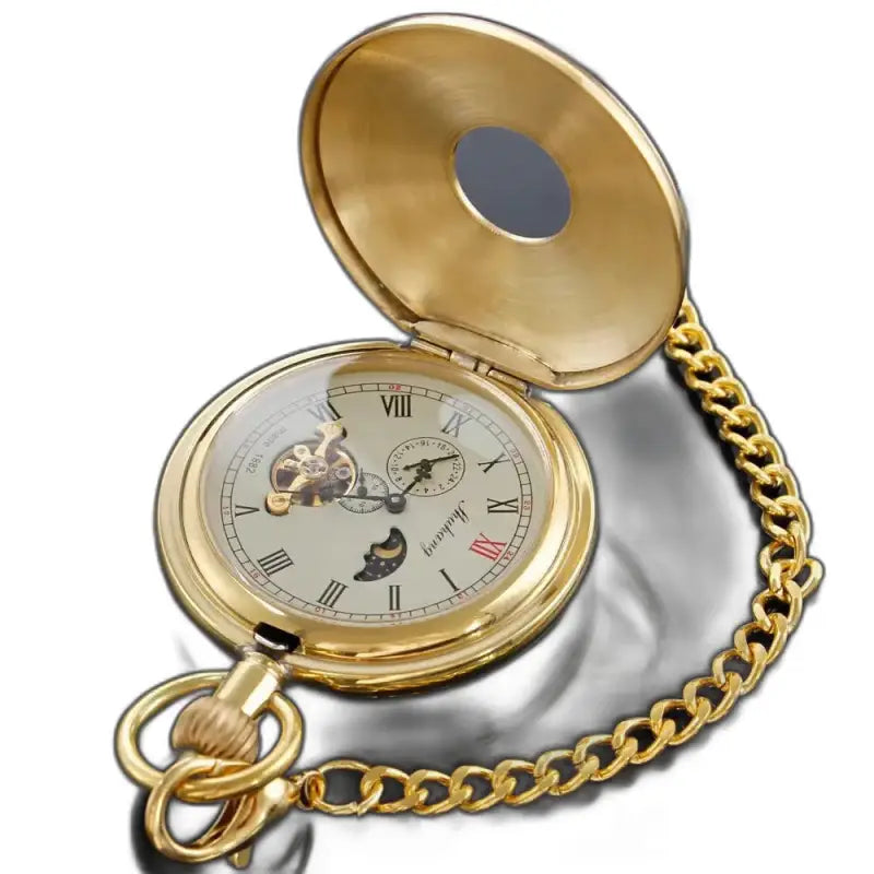 Moonlight Luxury Pocket Watch for Men, orologio d'oro per occasioni speciali