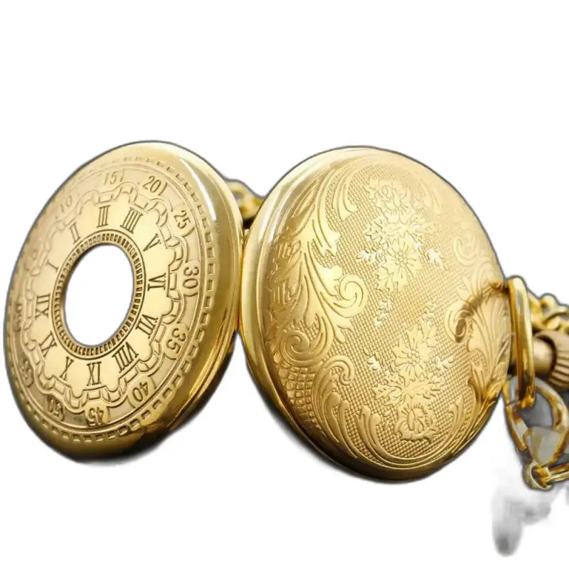 Orologio da tasca da uomo Moonlight Luxury in oro, ideale per occasioni speciali