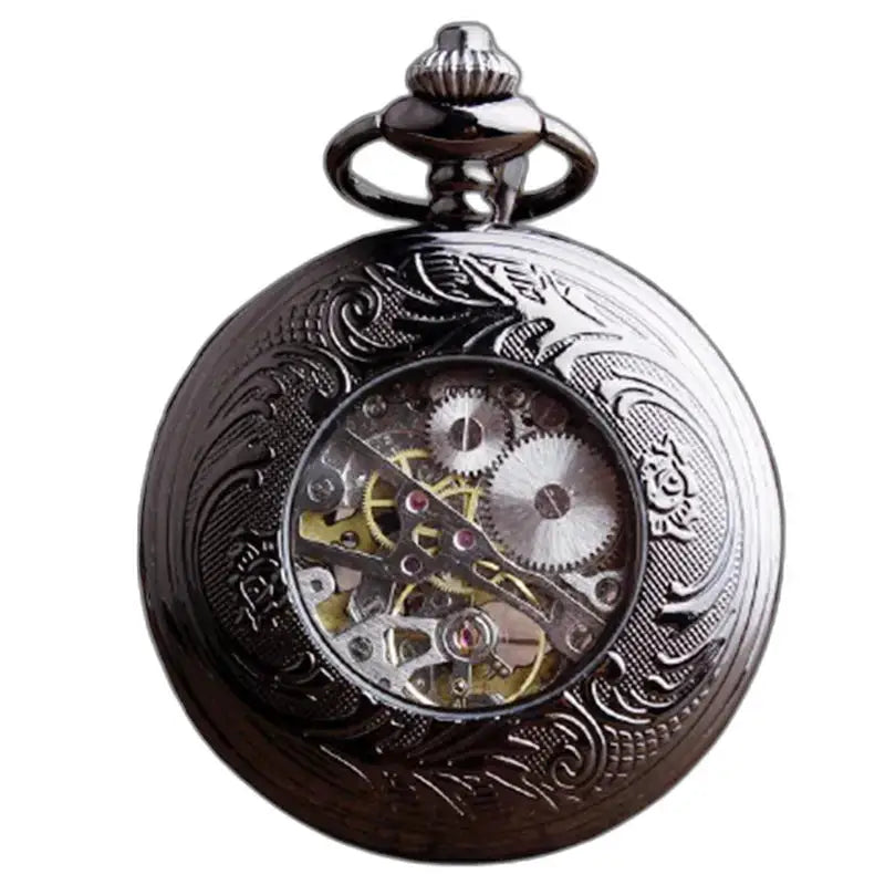 Orologio da tasca meccanico decorato Orologio da tasca meccanico di lusso Onion con carica manuale