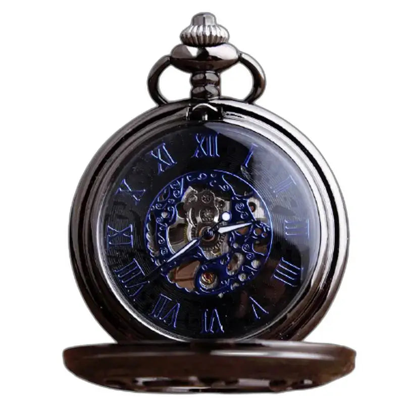 Orologio da tasca meccanico di lusso Oignon con cassa a cipolla e meccanismo a vista