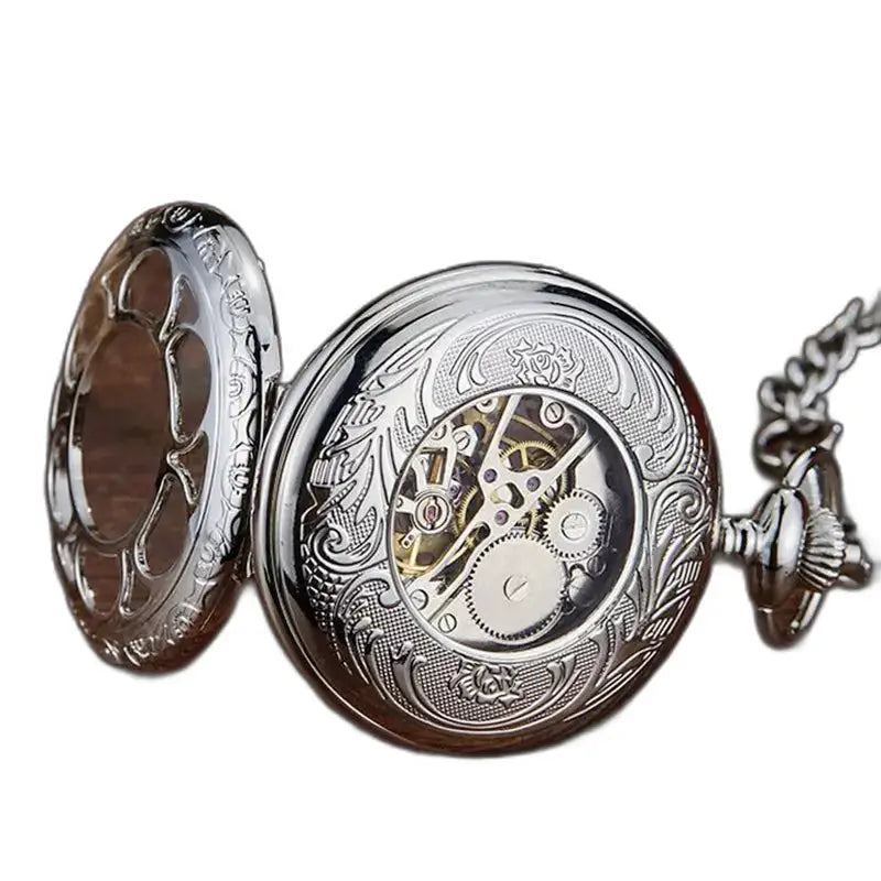 Montre de Poche Oignon Luxe Mécanique avec boitier oignon et remontage manuel