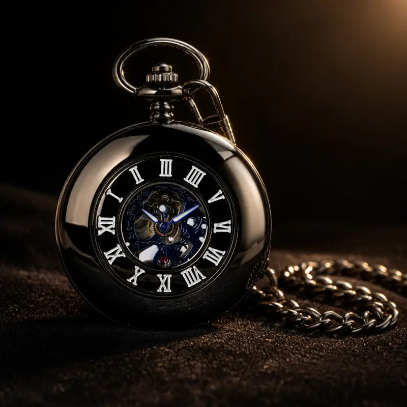 Orologio da tasca meccanico demi-chasseur da uomo - Univers Gousset