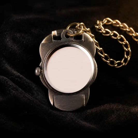 Orologio da tasca al quarzo con teschio gotico da uomo - Univers Gousset