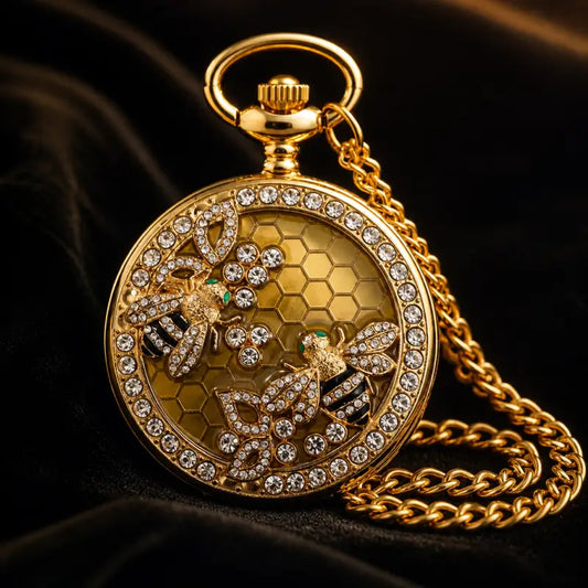 Collana con orologio da tasca al quarzo ape da donna - Univers Gousset