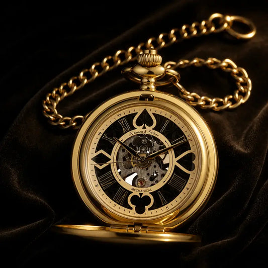 Orologio da tasca meccanico da uomo Hunter - Univers Gousset