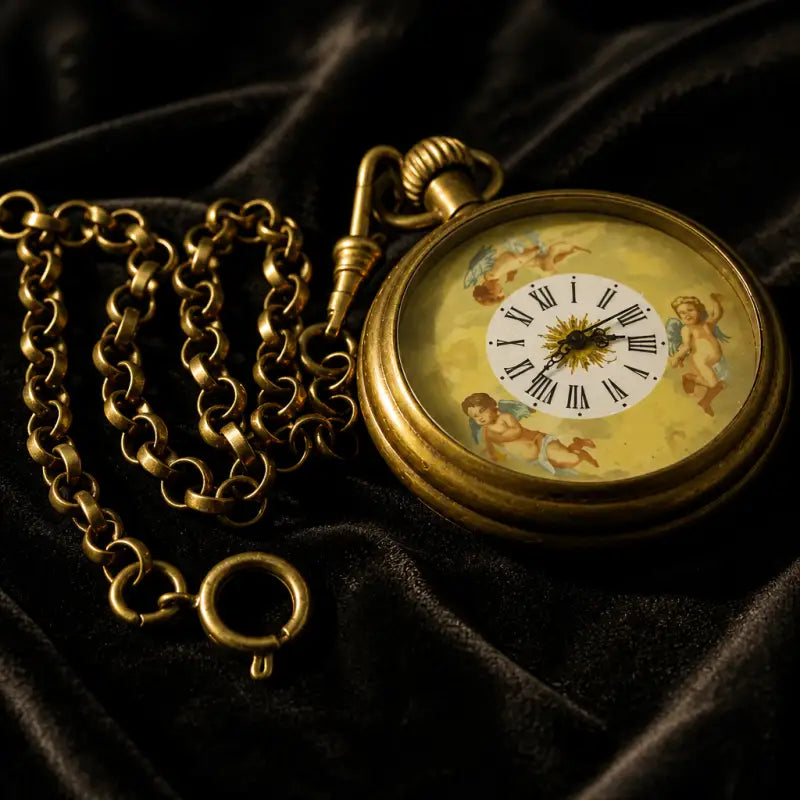 Orologio da tasca meccanico vintage Angel - Univers Gousset