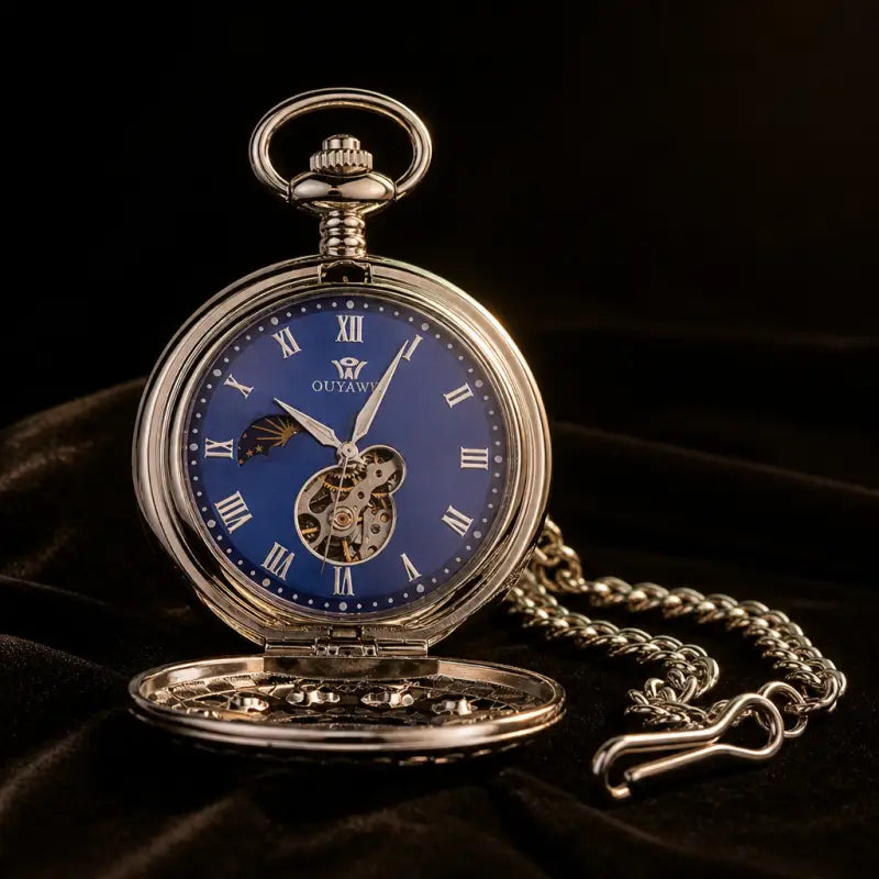 Orologio da tasca meccanico da uomo Hunter - Univers Gousset