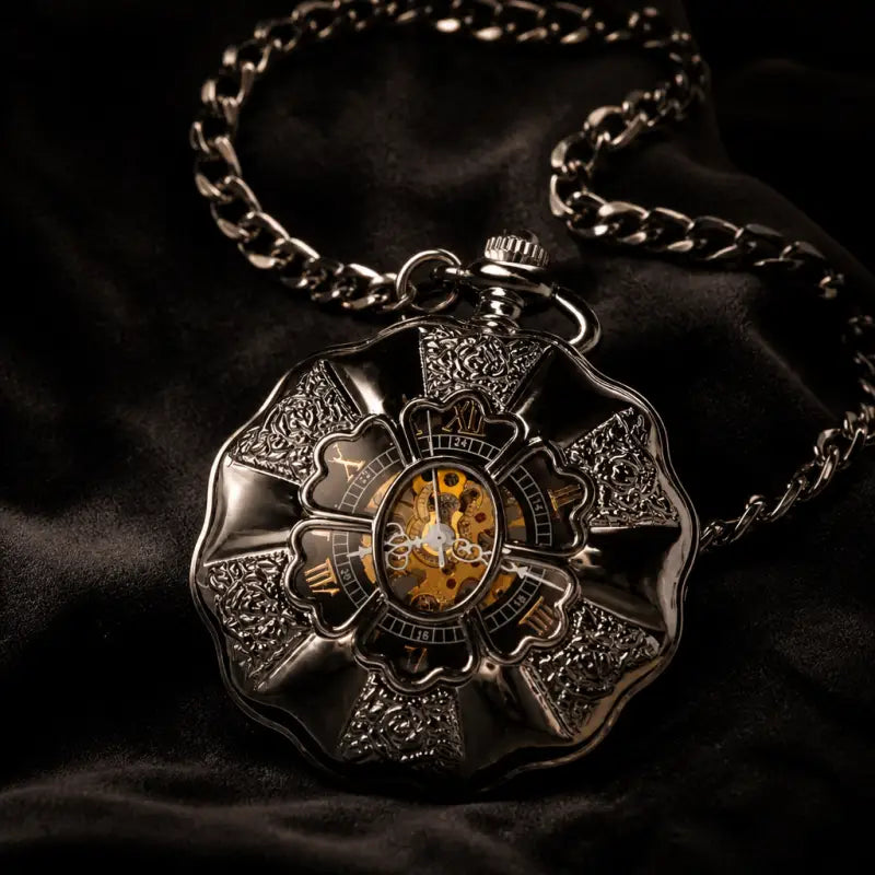 Orologio da tasca automatico gotico Steampunk - Univers Gousset