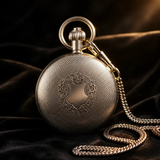 Orologio da tasca automatico da uomo in acciaio - Univers Gousset