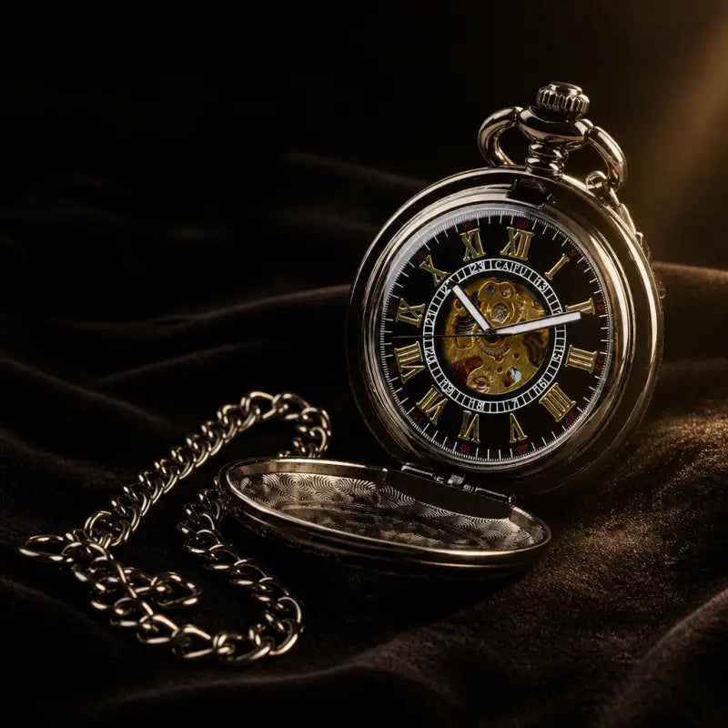 Orologio da tasca automatico vintage Demi-Hunter - Univers Gousset