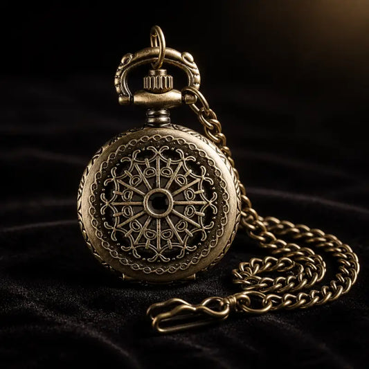 Orologio da tasca meccanico traforato da donna - Univers Gousset