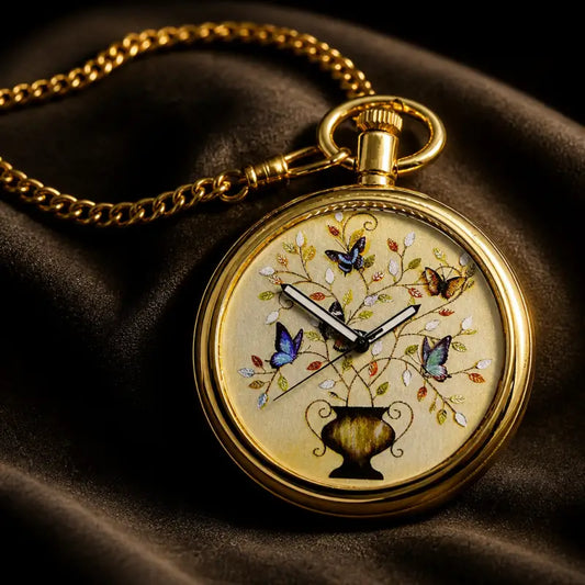Orologio da tasca meccanico quadrante aperto - Univers Gousset