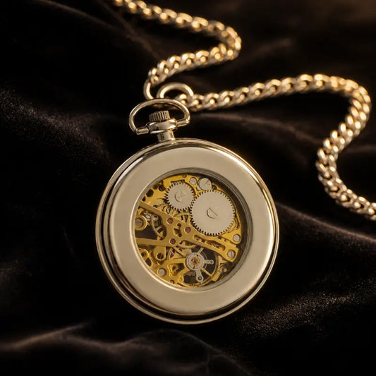 Orologio da tasca meccanico scheletrato romano - Univers Gousset