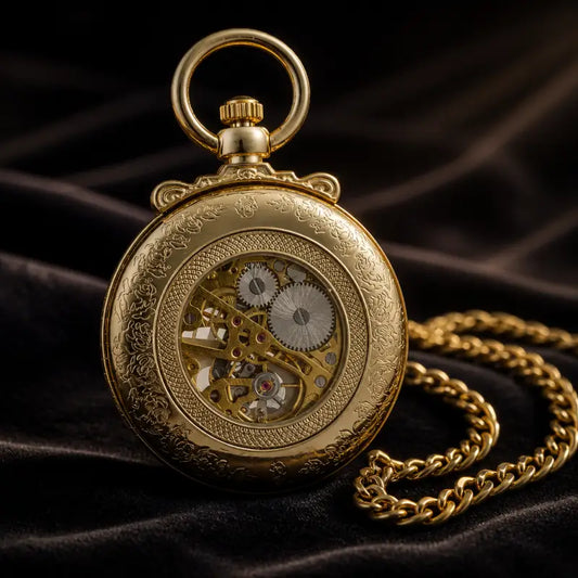Orologio da tasca meccanico cronografo di lusso - Univers Gousset