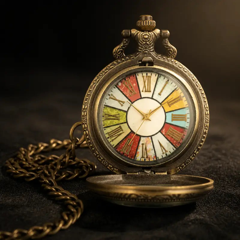 Orologio Da Tasca Collana Quarzo Numeri Romani - Univers Gousset