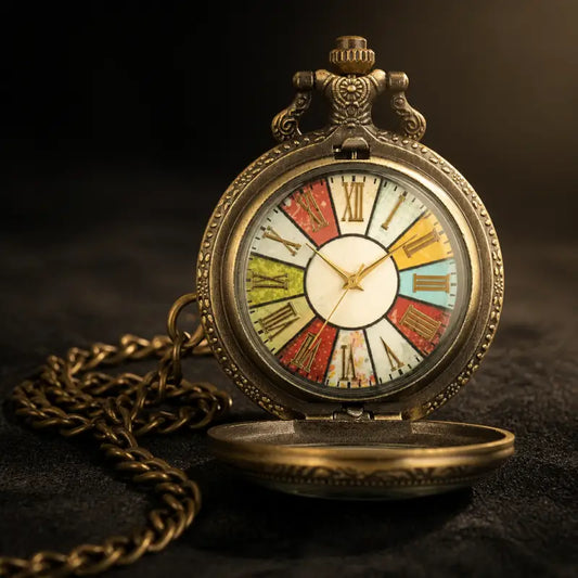 Orologio Da Tasca Collana Quarzo Numeri Romani - Univers Gousset