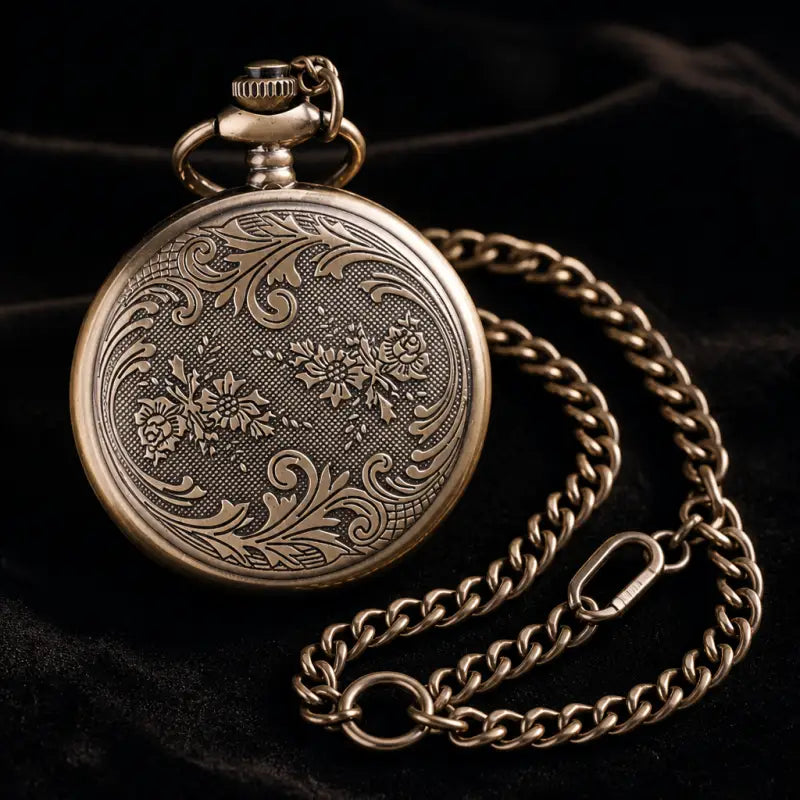 Orologio da Tasca da Donna al Quarzo con Collana in Pietre - Univers Gousset
