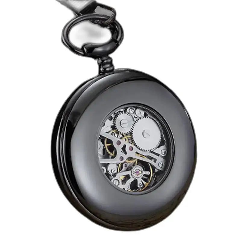Orologio da taschino Complicazione Modern Chic Bronzo Oro con orologio da taschino nero