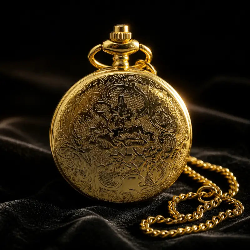 Orologio da tasca da uomo al quarzo Demi-hunter - Stile di vita Univers Gousset