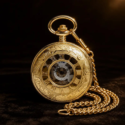 Orologio da tasca meccanico Double Hunter - Univers Gousset