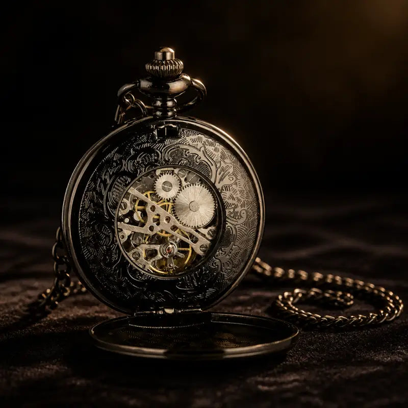 Orologio da tasca meccanico Double Hunter - Univers Gousset