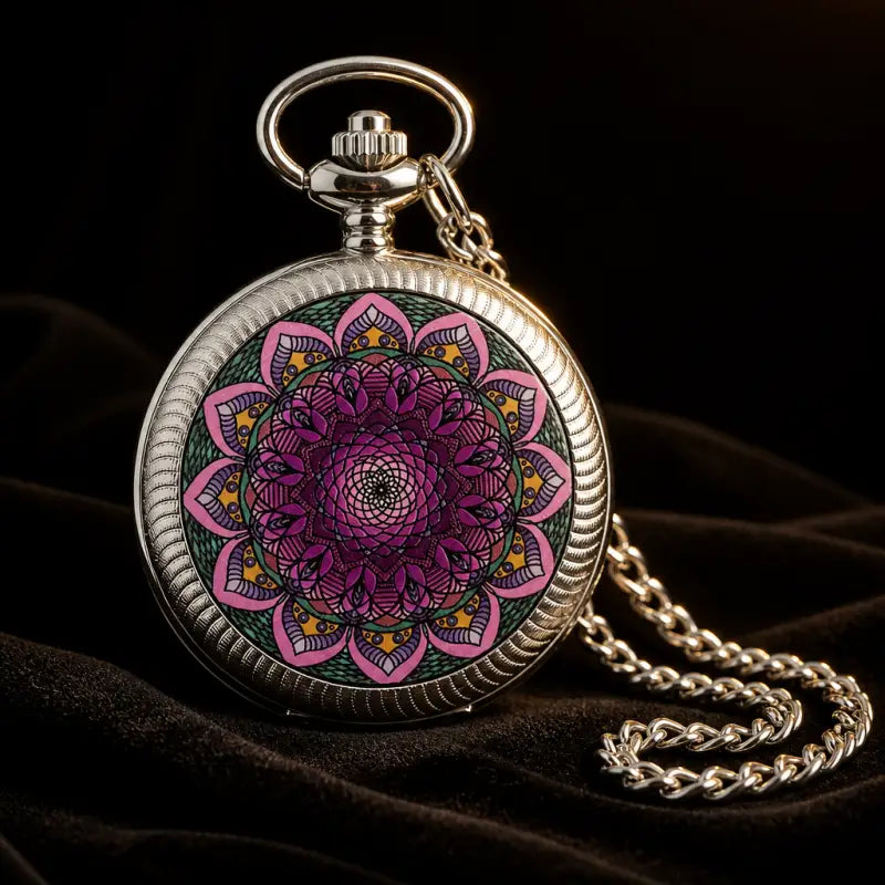 Gioiello Orologio Da Tasca Al Quarzo Rotante Da Donna - Univers Gousset