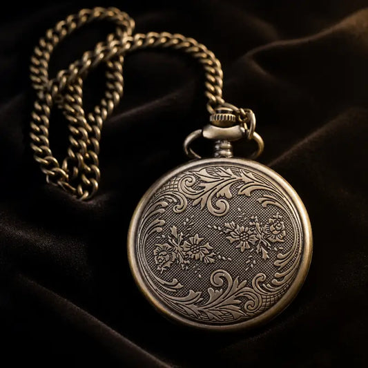 Orologio Da Tasca Da Donna Al Quarzo Gioiello Smeraldo - Univers Gousset