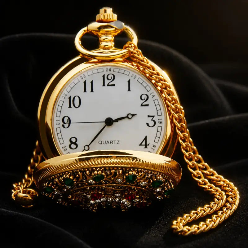 Orologio da tasca automatico da donna con strass - Univers Gousset