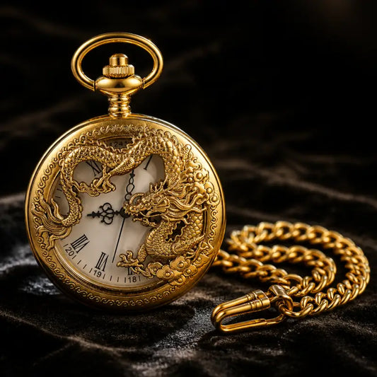 Collana con orologio da tasca al quarzo da donna - Univers Gousset