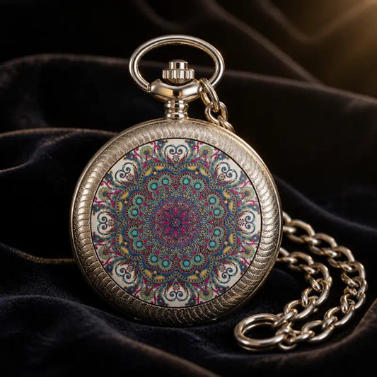 Orologio da tasca al quarzo Flower Hunter da donna - Univers Gousset