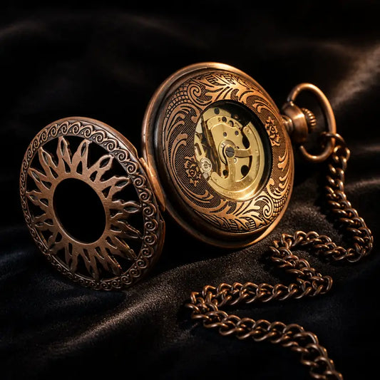 Orologio da tasca meccanico scheletrato di lusso - Univers Gousset