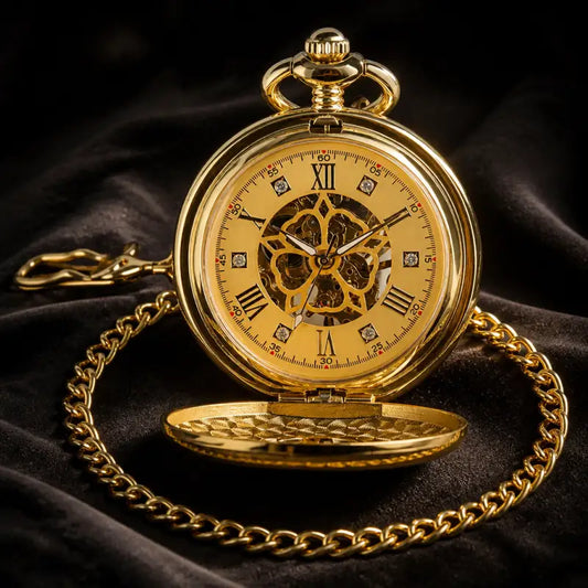 Orologio da tasca meccanico da uomo Hunter - Univers Gousset