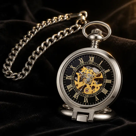 Orologio da tasca meccanico classico da uomo - Univers Gousset