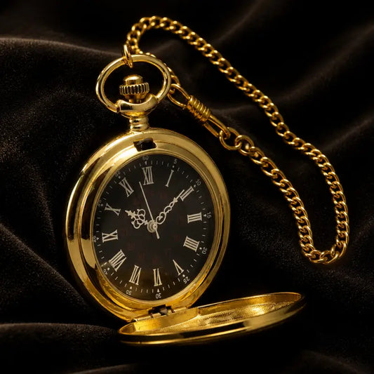 Orologio da tasca al quarzo romano Half Hunter - Univers Gousset