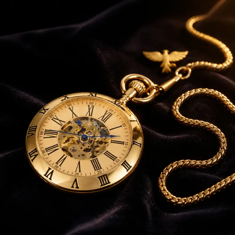 Orologio da tasca meccanico con numeri romani - Univers Gousset