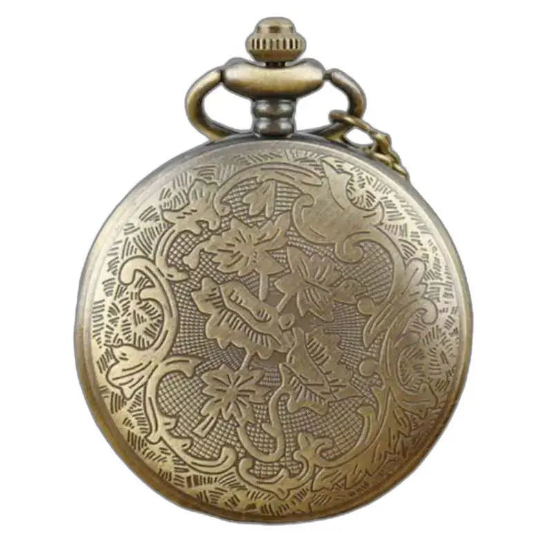 Orologio da tasca Ciondolo in bronzo ornato, accessorio di lusso senza tempo