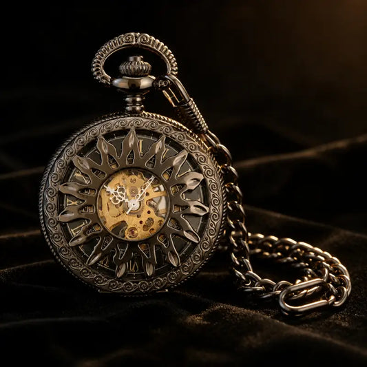 Orologio da tasca meccanico Demi-chasseur Soleil - Univers Gousset