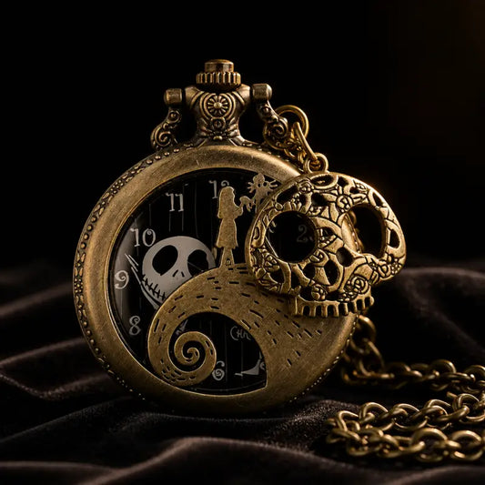 Orologio da tasca al quarzo gotico scheletrato - Univers Gousset