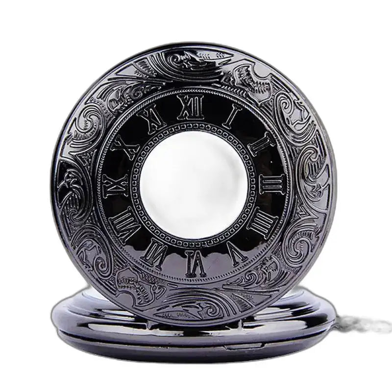 Orologio da tasca da uomo con numeri romani dal design classico ed elegante